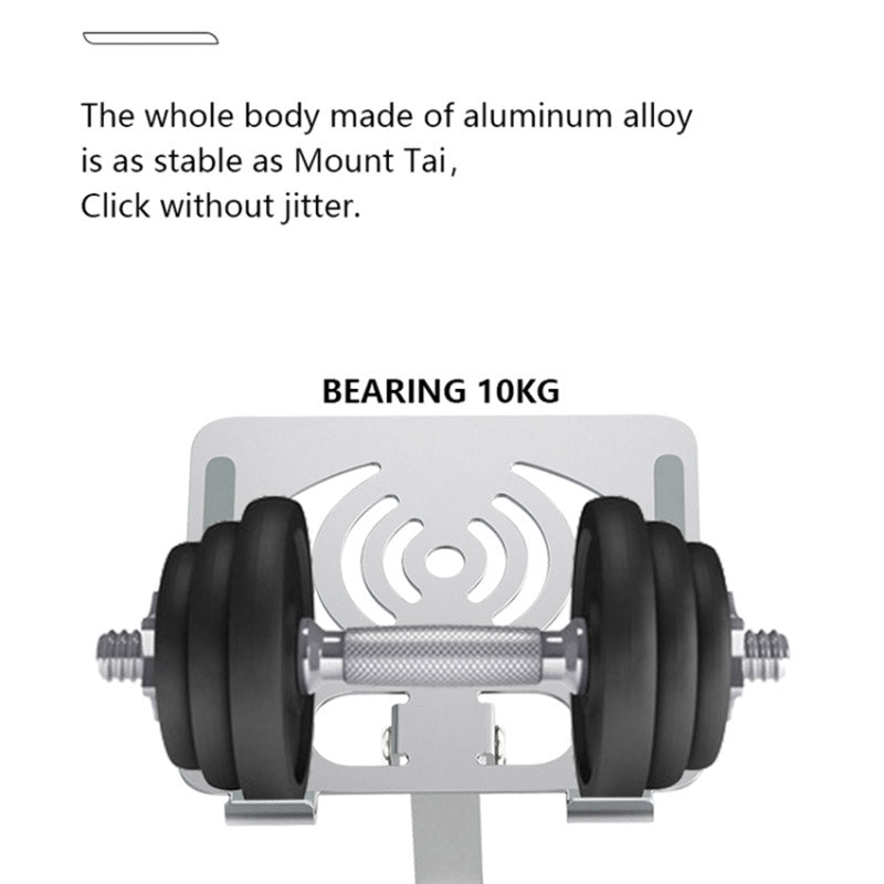 L-13 360-Degree Rotatable Desktop Tablet Holder Stand Foldable Aluminum Alloy Tablet Bracket L-13 360-Degree Rotatable Desktop Tablet Holder Stand Foldable Aluminum Alloy Tablet Bracket